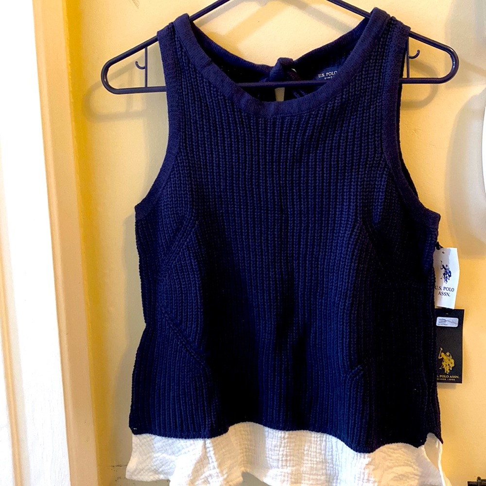 U.S. Polo Assn. knit tank top